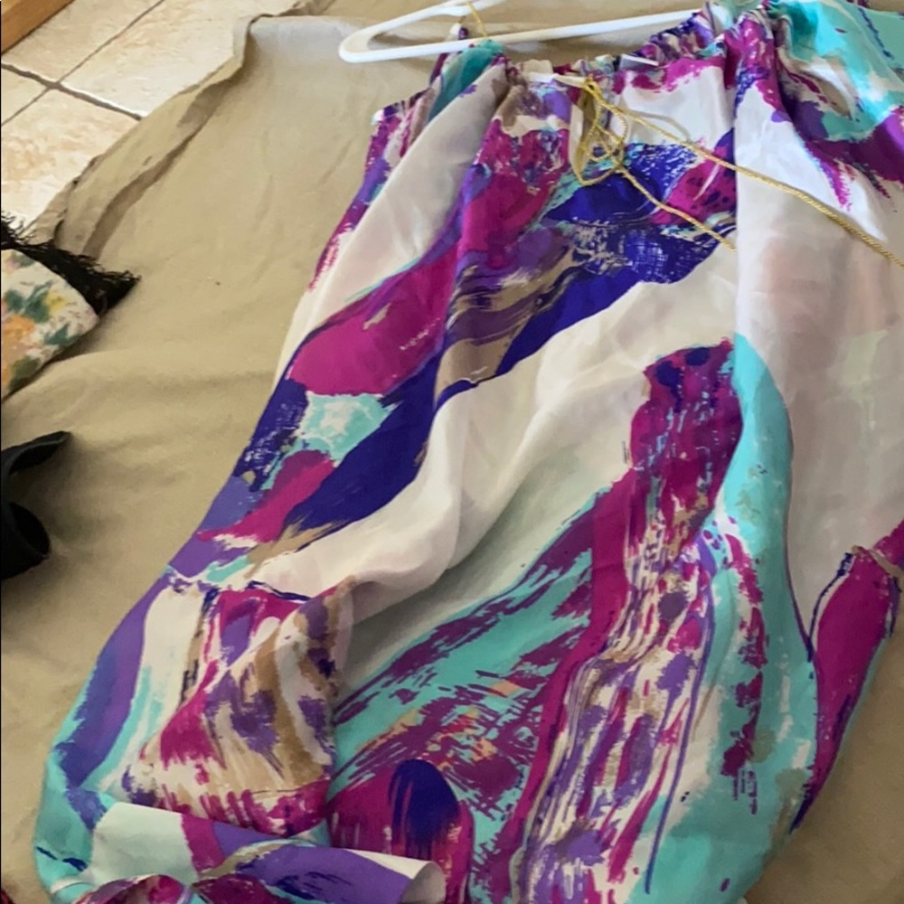 Colorful Abstract Women's Dress